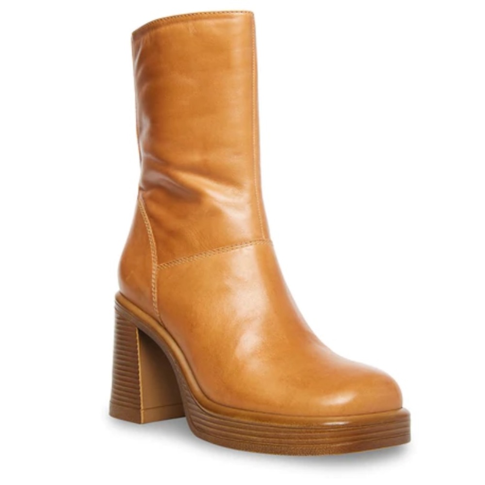 Fantsie Tan Leather Steve Madden Boots